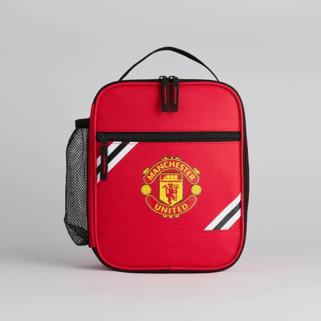 FOCO Manchester United Core Stripe Stand Up Lunchbag Red