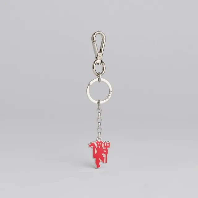 Manchester United x Paul Smith Devil Keyring Red
