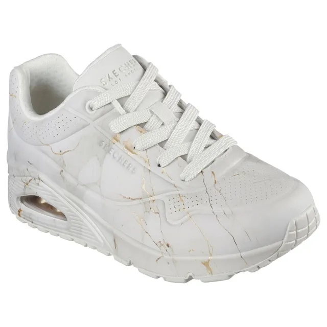 Skechers Women's Uno - Marble Marvel Sneaker in Off White