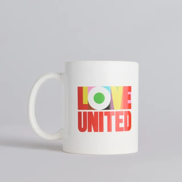 FOURTH WALL Manchester United Love United Mug White