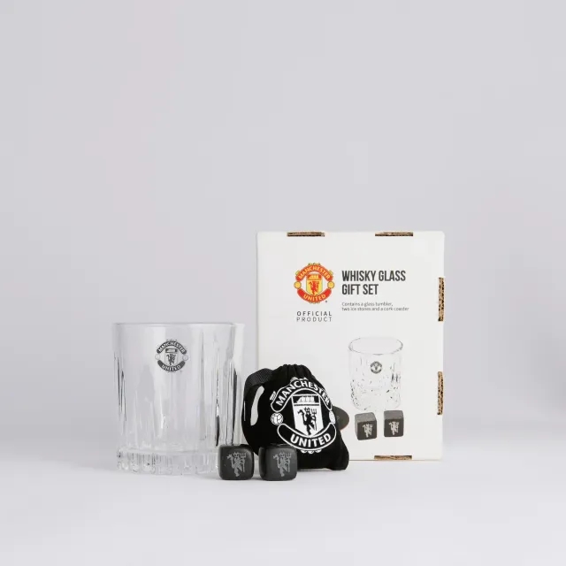 FOURTH WALL Manchester United Whisky Tumbler Set Black