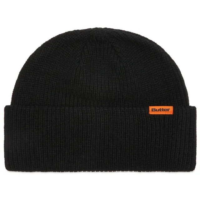 Butter Goods Men's Tall Wharfie Beanie Black