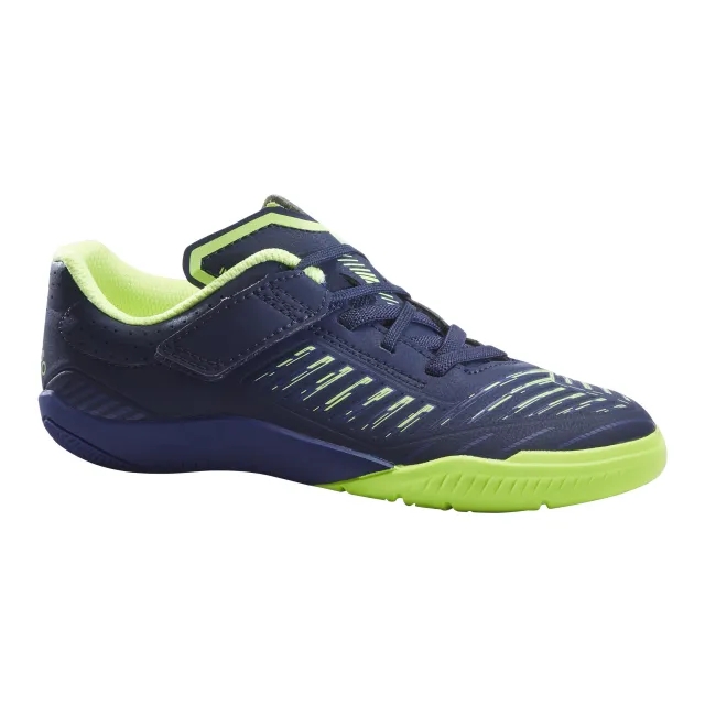 Kipsta Kids' Futsal Shoes Ginka 500 - Dark Blue