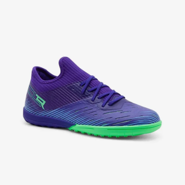 Kipsta Kids' Lace-Up Football Boots Clr Turf Tf - Alpha