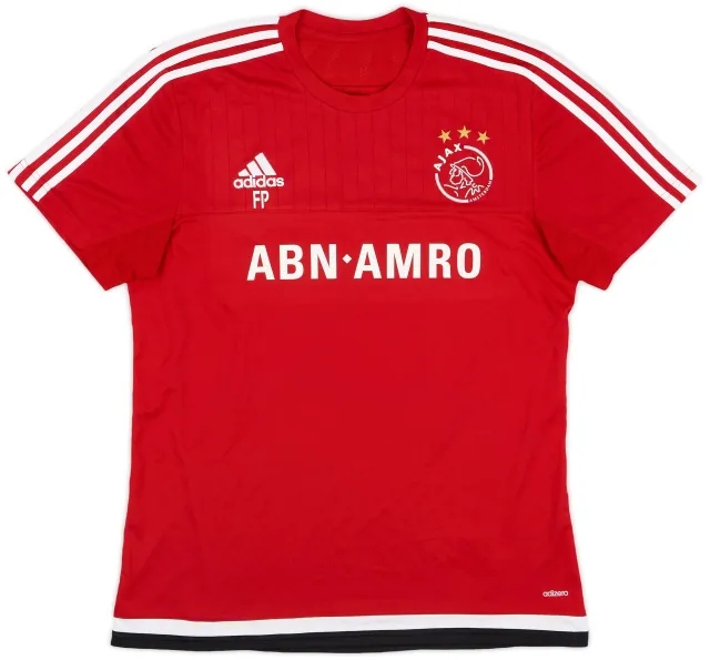 adidas 2015-16 Ajax Staff Issue adizero Training Shirt 'FP' - 9/10 - (L)