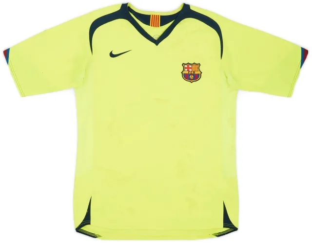 Nike 2005-06 Barcelona Away Shirt - 5/10 - (XL.Boys)