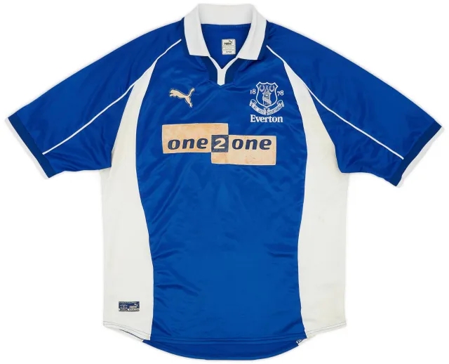 Puma 2000-02 Everton Home Shirt - 5/10 - (L)