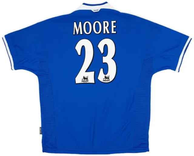 Umbro 1999-00 Everton Home Shirt Moore #23 - 9/10 - (XXL)