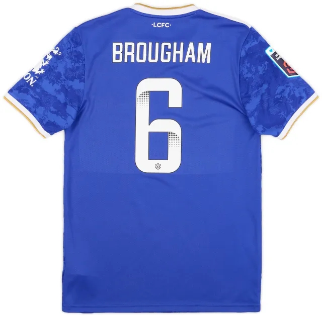 adidas 2021-22 Leicester Women's Home Shirt Brougham #6 (Unisex Fit - S)