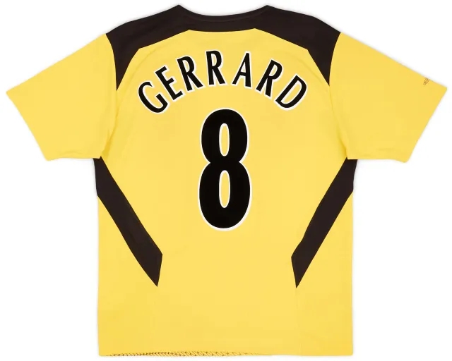 Reebok 2004-06 Liverpool Away Shirt Gerrard #8 - 5/10 - (L)