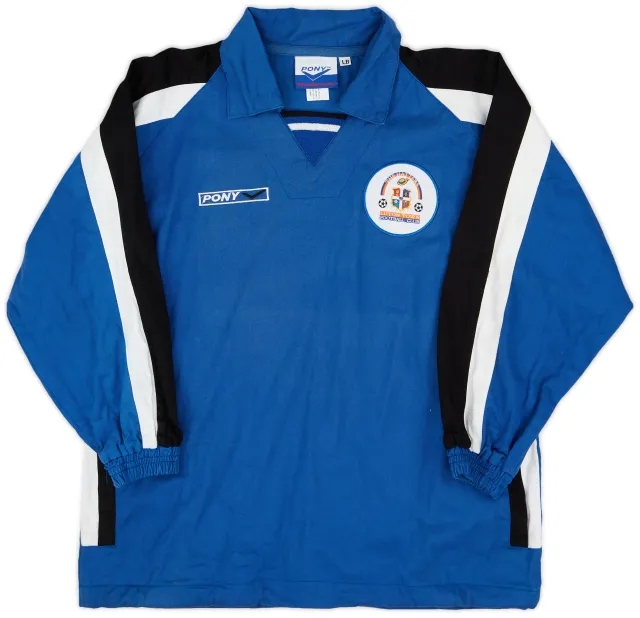 Jacket/Coat 1995-96 Luton Town Pony Drill Top - 9/10 - (L.Boys)
