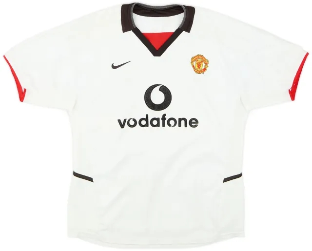 Nike 2002-03 Manchester United Away Shirt - 7/10 - (XL.Boys)