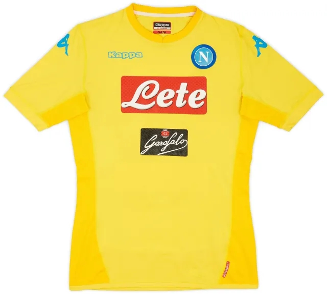 Kappa 2015-16 Napoli GK S/S Shirt - 8/10 - (XXL)