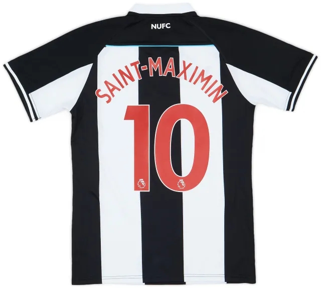 Castore 2021-22 Newcastle Home Shirt Saint-Maximin #10 - 8/10 - (S)