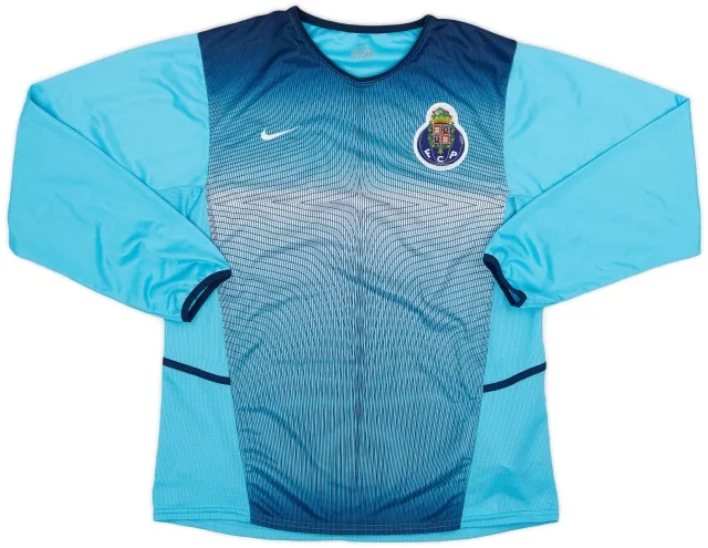 Nike 2002-03 Porto Player Issue Away L/S Shirt - 10/10 - (M)