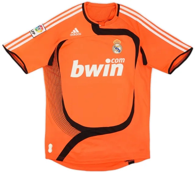 adidas 2007-08 Real Madrid GK S/S Shirt - 9/10 - (S)