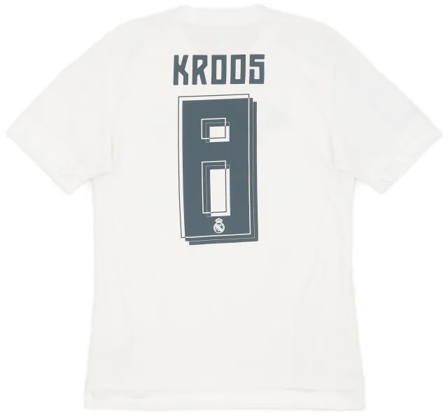 adidas 2015-16 Real Madrid Home Shirt Kroos #8 - 5/10 - (S)