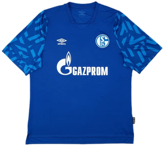 adidas 2019-20 Schalke Home Shirt - 9/10 - (XL)