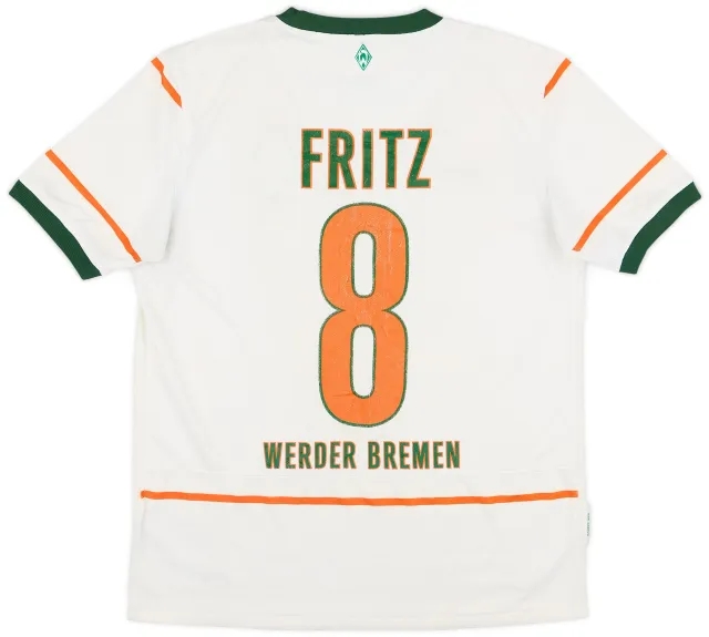 Nike 2009-10 Werder Bremen Away Shirt Fritz #8 - 5/10 - (XL.Boys)