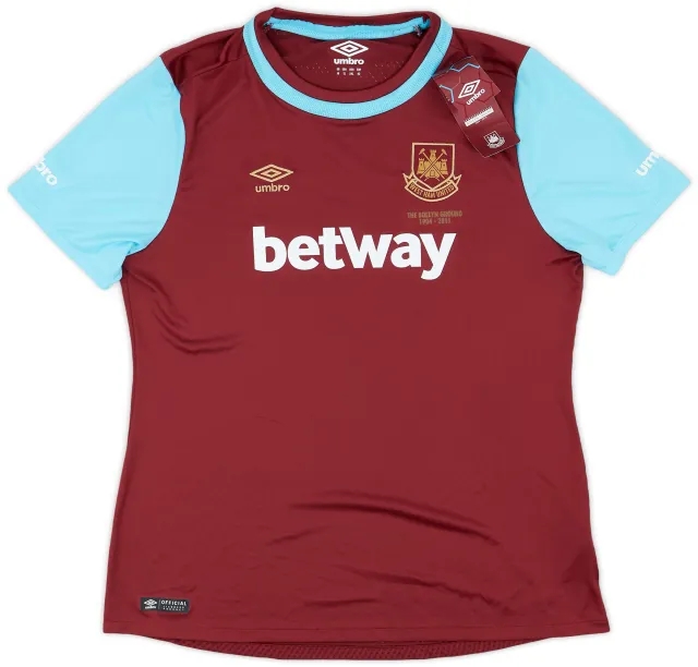 Umbro 2015-16 West Ham 'Boleyn' Home Shirt (Women's L)