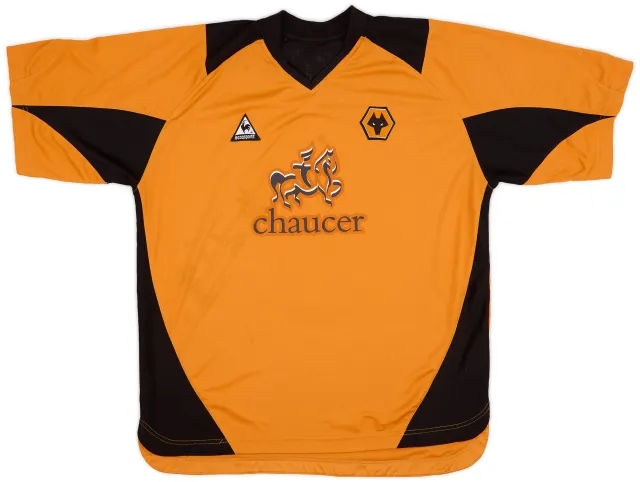 LeCoqSportif 2004-06 Wolves Home Shirt - 6/10 - (XXL)