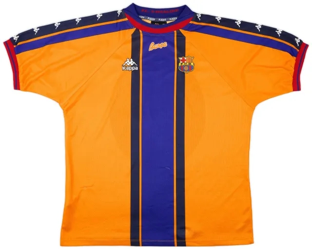 Kappa 1997-98 Barcelona Away Shirt - 9/10 - (XL)