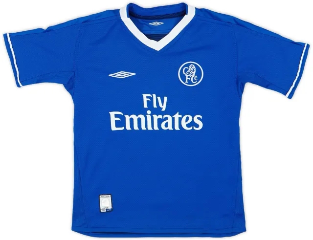 Umbro 2003-05 Chelsea Home Shirt - 9/10 - (S.Boys)