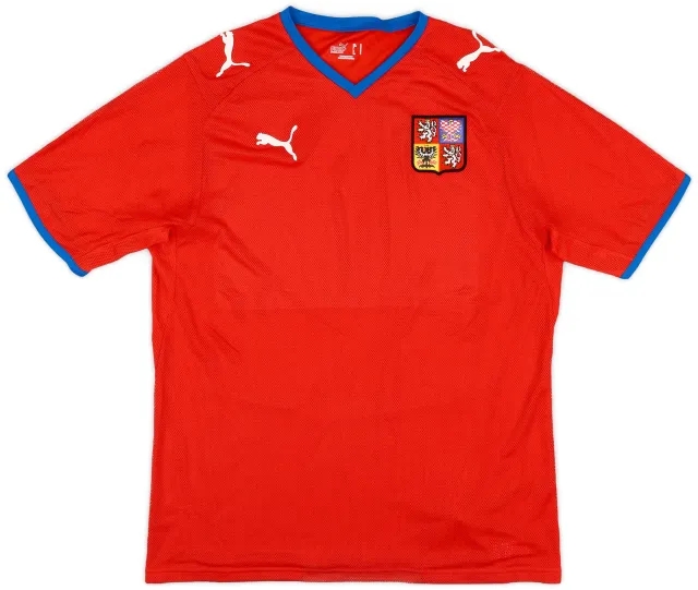 Puma 2008-09 Czech Republic Home Shirt - 9/10 - (M)