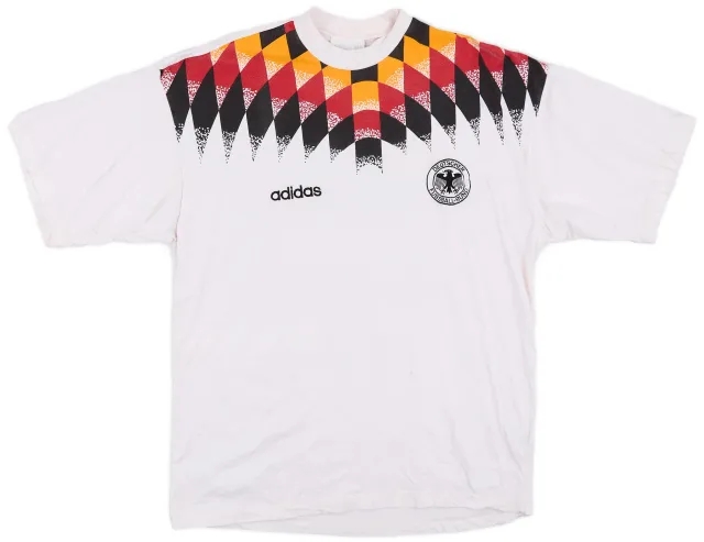 1994-96 Germany adidas Cotton Tee - 6/10 - (M)