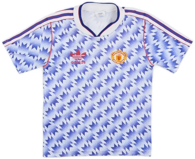 adidas 1990-92 Manchester United Away Shirt - 8/10 - (S.Boys)