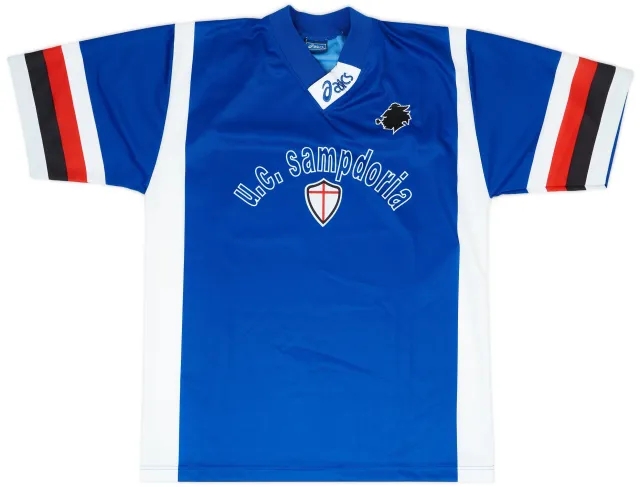 1996-97 Sampdoria Asics Training Shirt - 7/10 - (M)