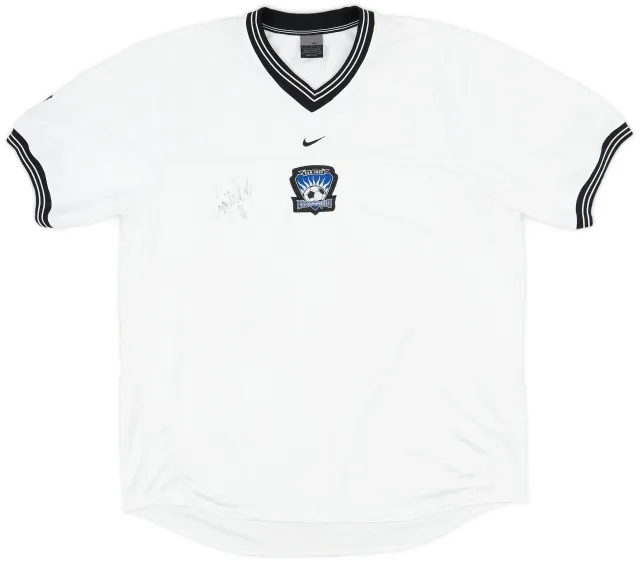 2004 San Jose Earthquakes Nike Signed Training Shirt - 8/10 - (L)