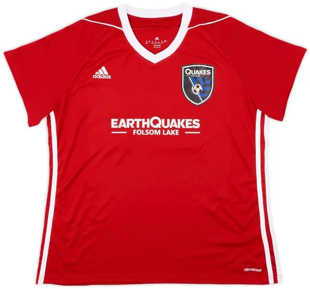 2017 San Jose Earthquakes adidas Training Shirt - 9/10 - (Women's XL)