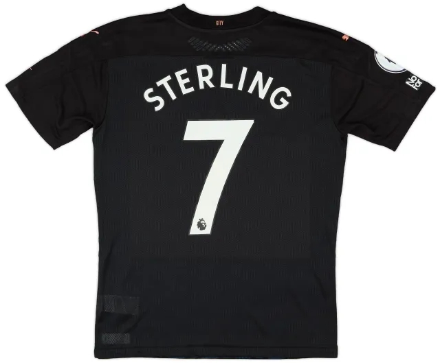 Puma 2020-21 Manchester City Match Issue Away Shirt Sterling #7