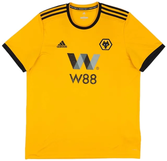 adidas 2018-19 Wolves Home Shirt Neves #8 - 9/10 - (XL)