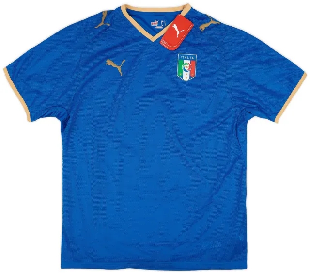 Puma 2007-08 Italy Home Shirt (L)