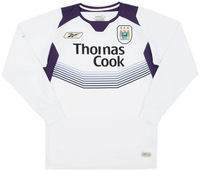 Reebok 2004-05 Manchester City Away L/S Shirt - 5/10 - (XS)