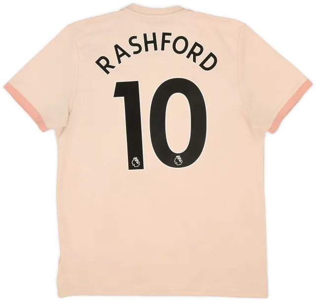 adidas 2018-19 Manchester United Away Shirt Rashford #10 - 6/10 - (L)