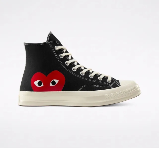 Converse Converse x Comme des Garçons PLAY Chuck 70 - Black, White, Red