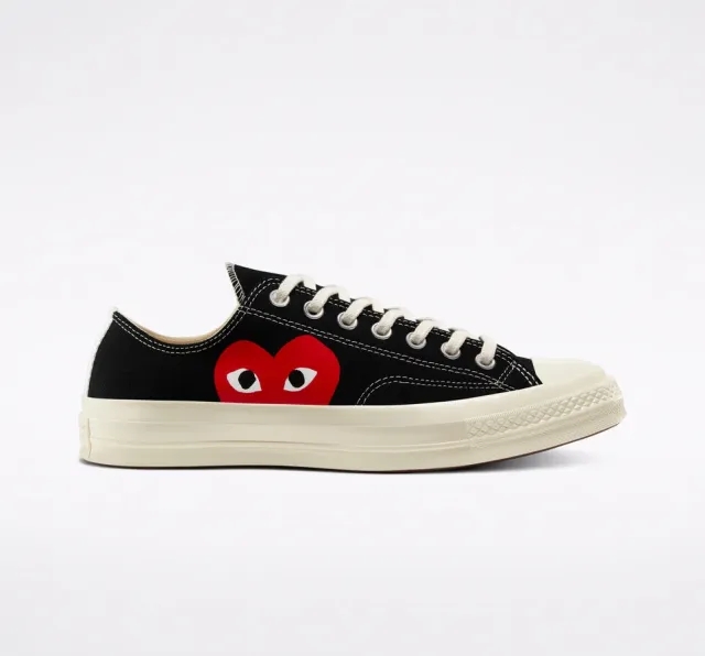 Converse Converse x Comme des Garçons PLAY Chuck 70 - Black, White, Red