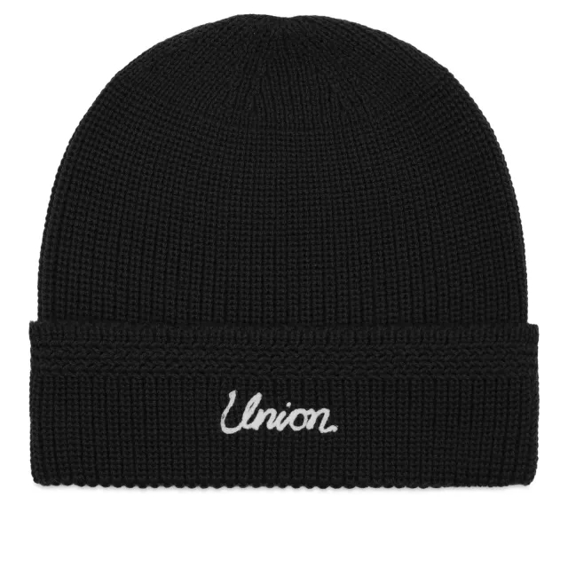 Union LA Men's Script Watch Beanie Caviar