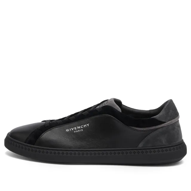Givenchy Men's G Set Low Top Elastic Sneakers Black/Grey