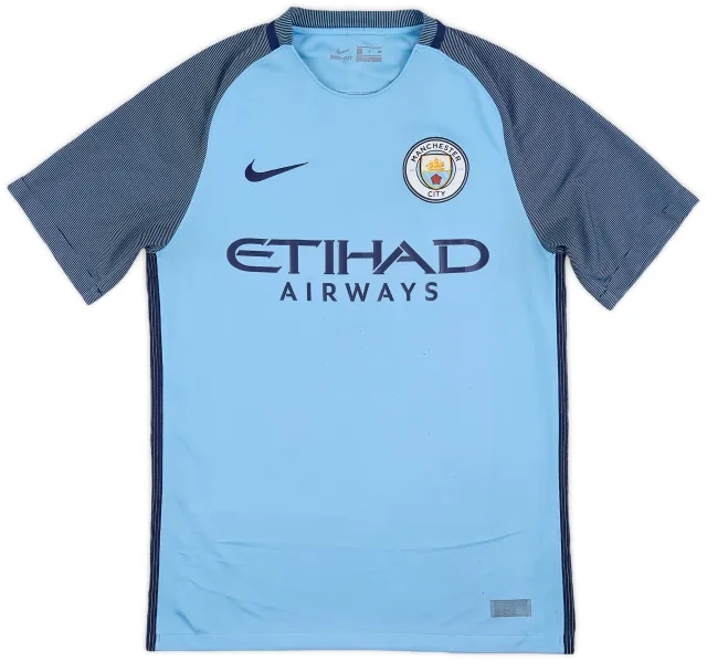Nike 2016-17 Manchester City Home Shirt - 5/10 - (S)