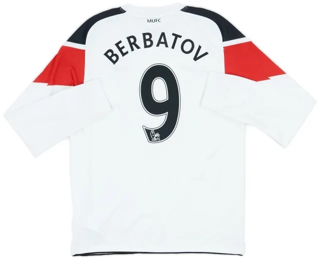 Nike 2010-12 Manchester United Away L/S Shirt Berbatov #9 - 6/10 - (M)