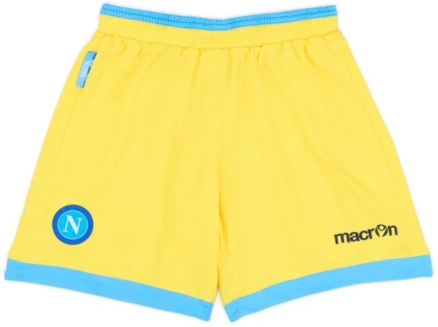 Macron 2013-14 Napoli Third Shorts - 7/10 - (L.Kids)