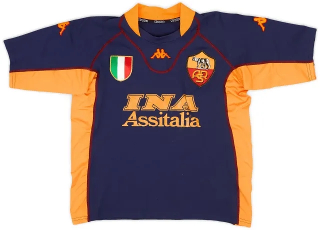 Kappa 2001-02 Roma Third Shirt - 6/10 - (L.Boys)