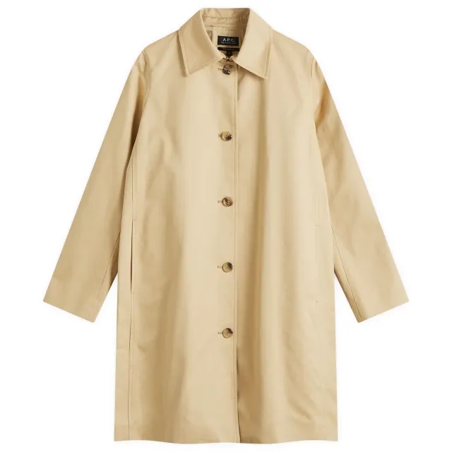 A.P.C. Women's Faustine Mac Jacket Brown