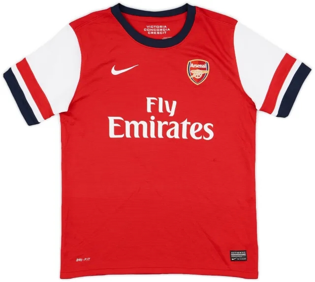 Nike 2012-14 Arsenal Home Shirt - 8/10 - (L.Boys)