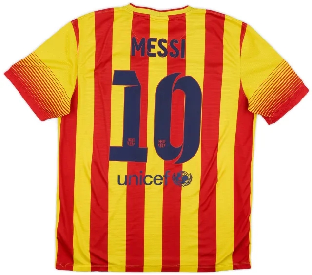 Nike 2013-15 Barcelona Away Shirt Messi #10 - 7/10 - (L)