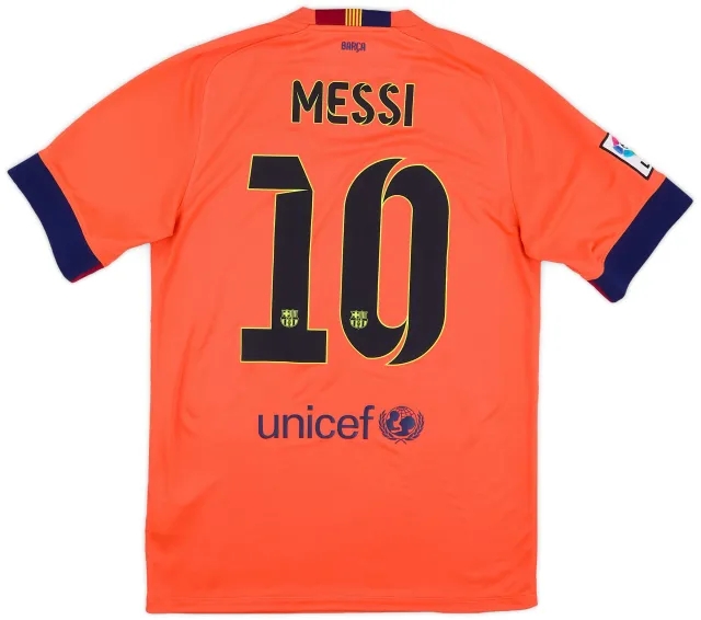 Nike 2014-15 Barcelona Away Shirt Messi #10 - 10/10 - (S)